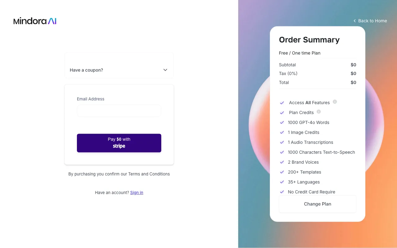MindoraAI — preview screenshot