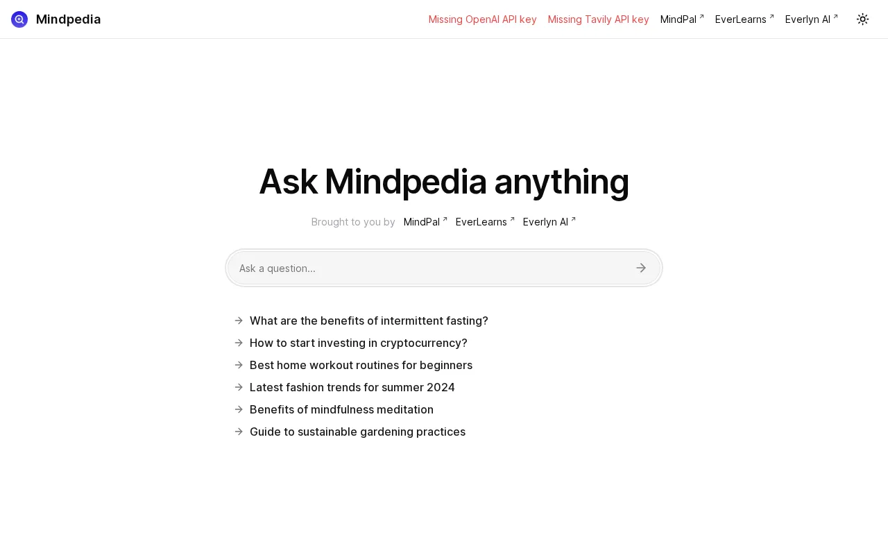 Mindpedia — preview screenshot