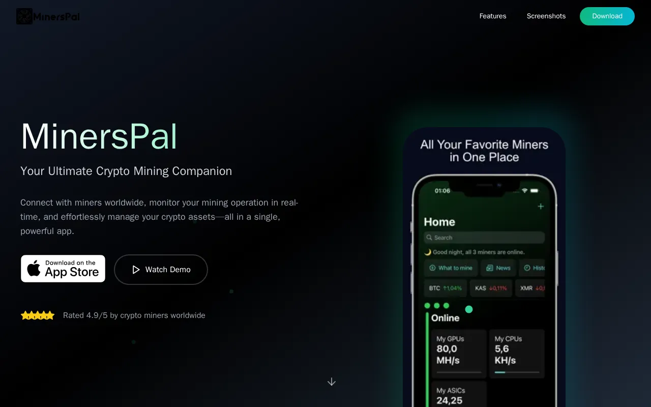 MinersPal — preview screenshot