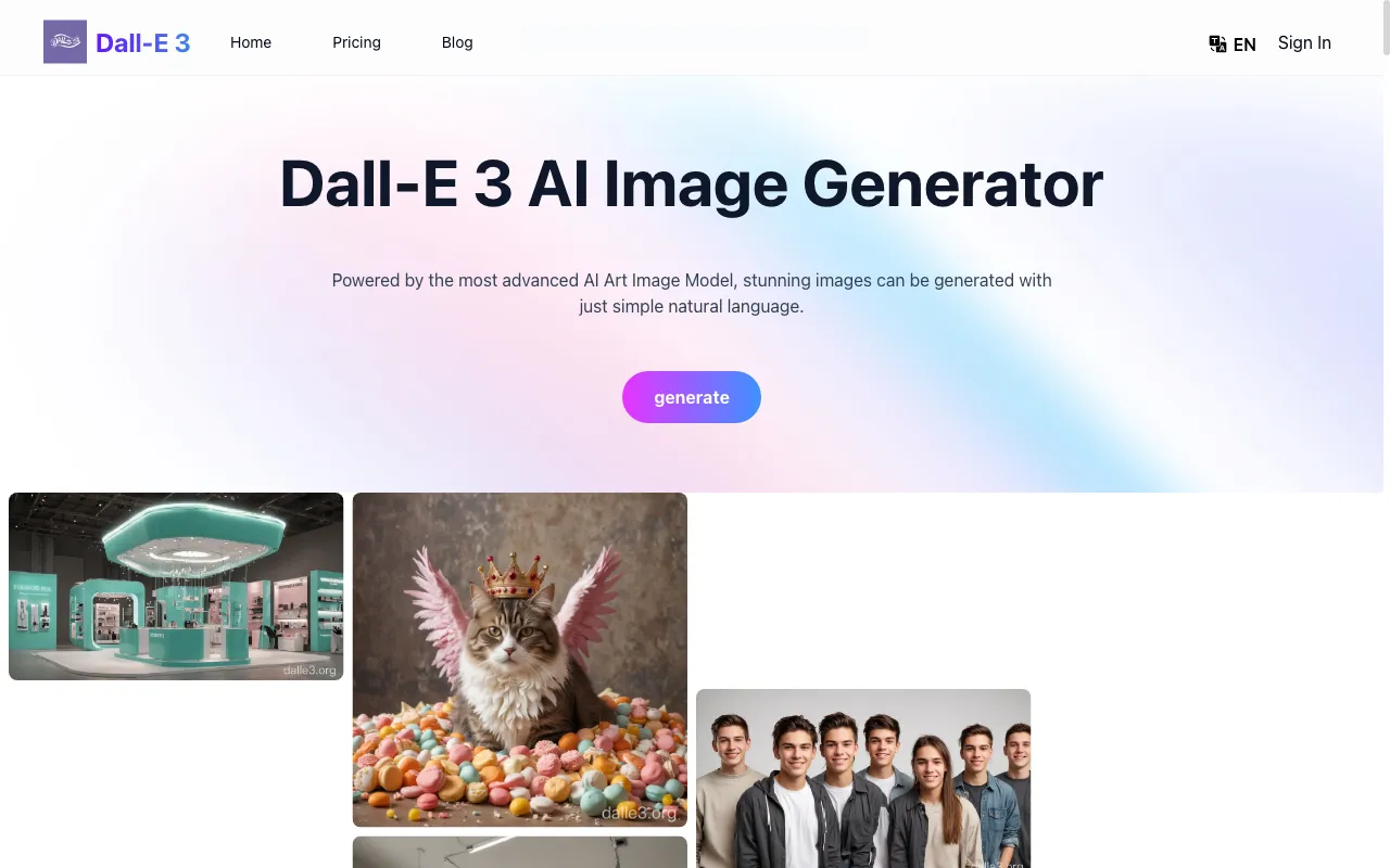 dalle3.org — preview screenshot