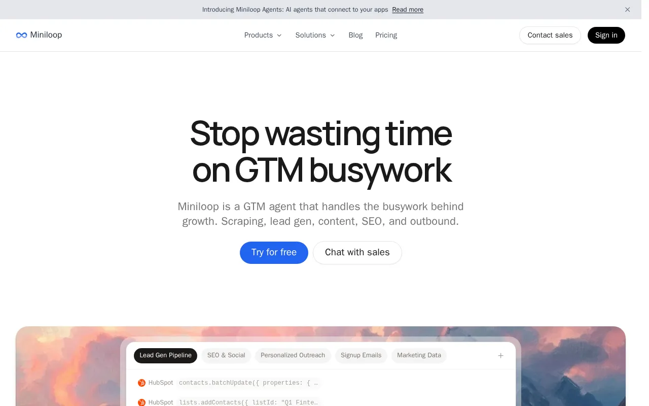 Miniloop — preview screenshot