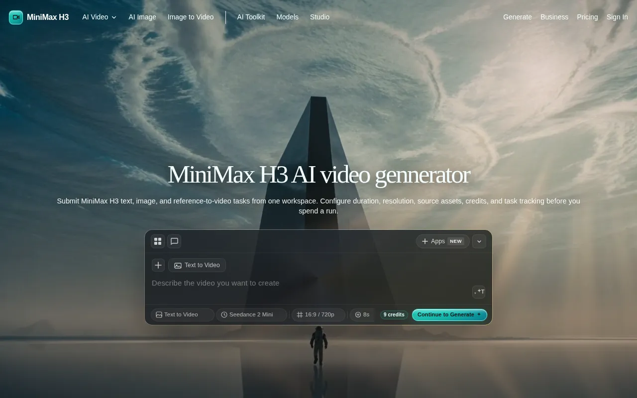 MiniMax H3 — preview screenshot