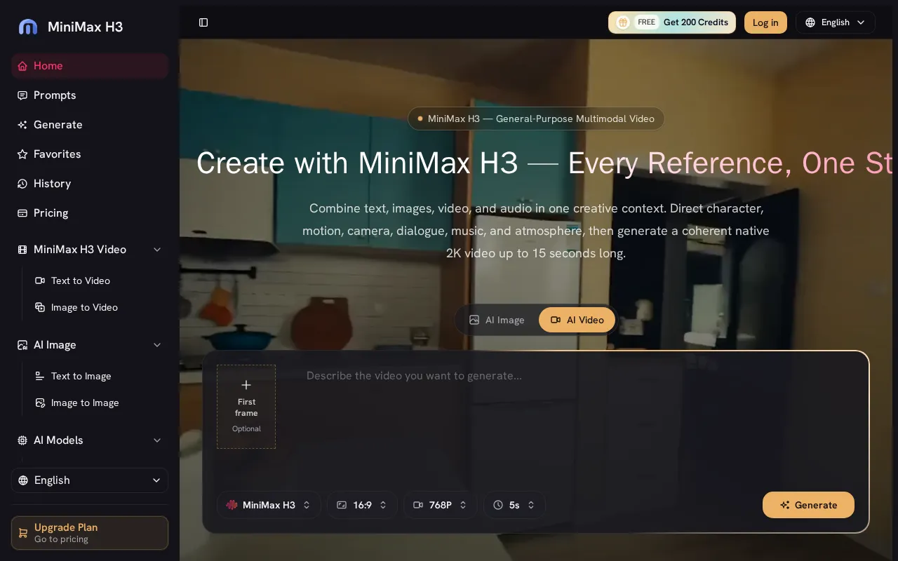 MiniMax H3 — preview screenshot