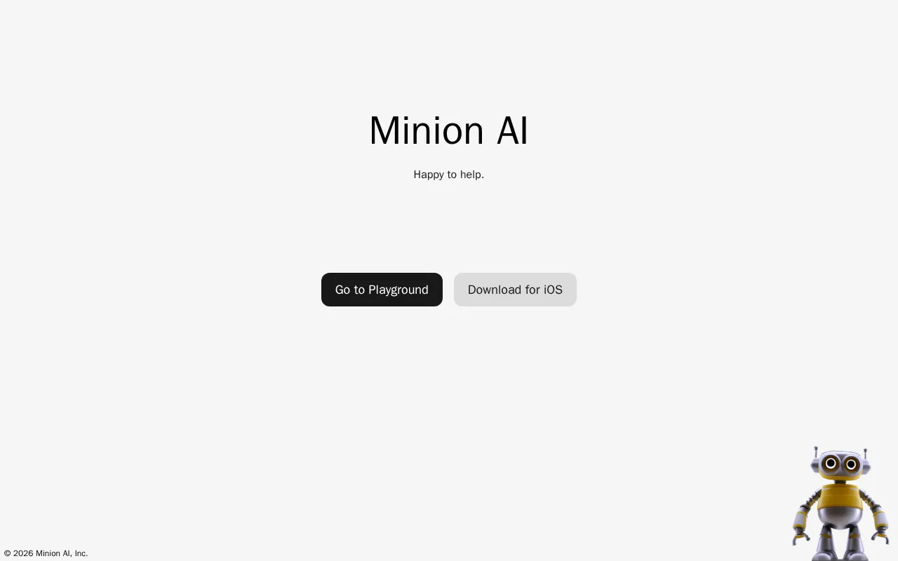 Minion AI — preview screenshot