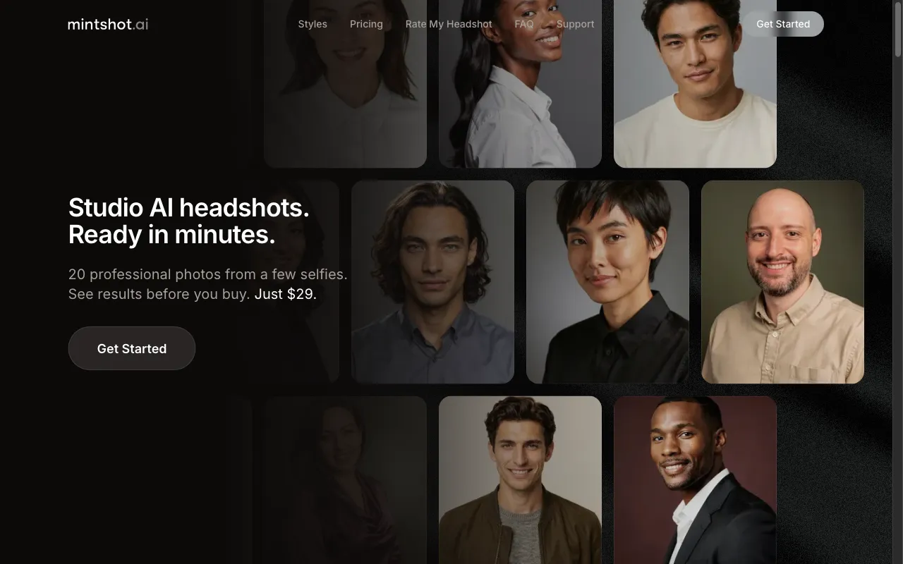 Mintshot.ai — preview screenshot