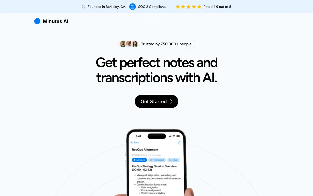 Minutes — preview screenshot