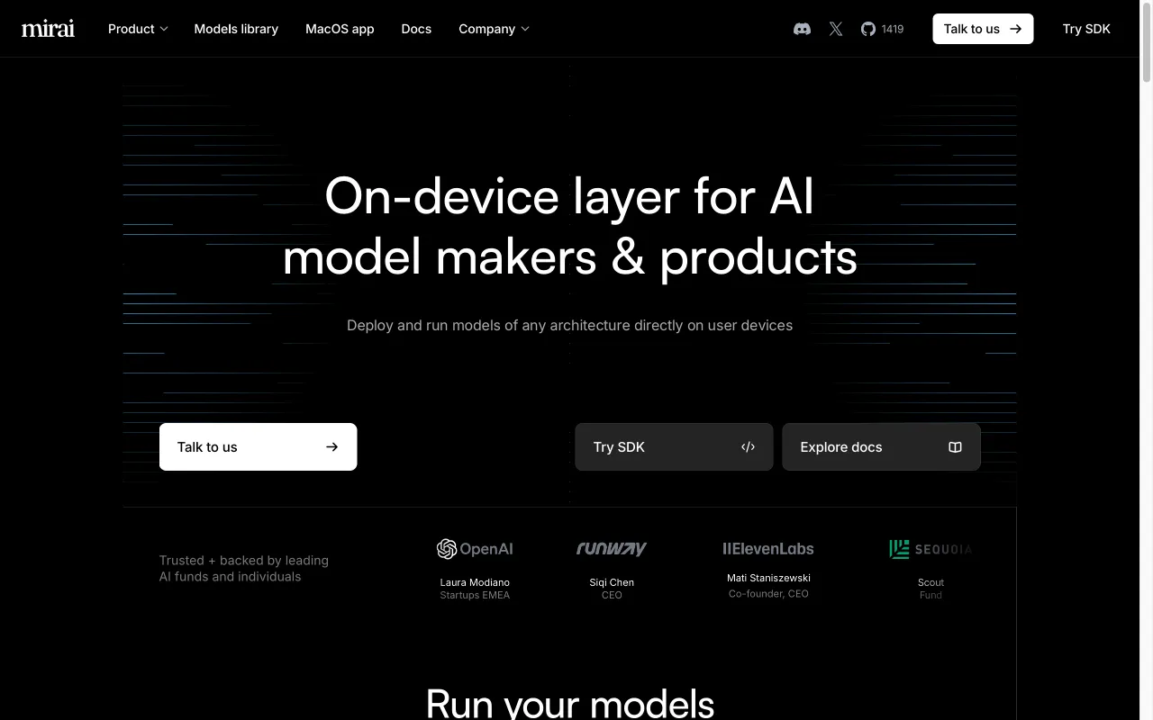 Mirai — preview screenshot