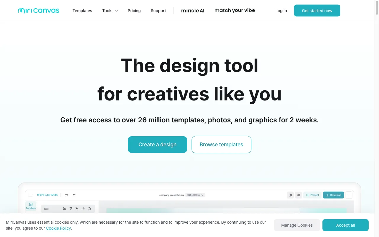 MiriCanvas — preview screenshot
