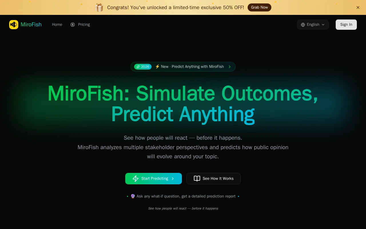 MiroFish — preview screenshot