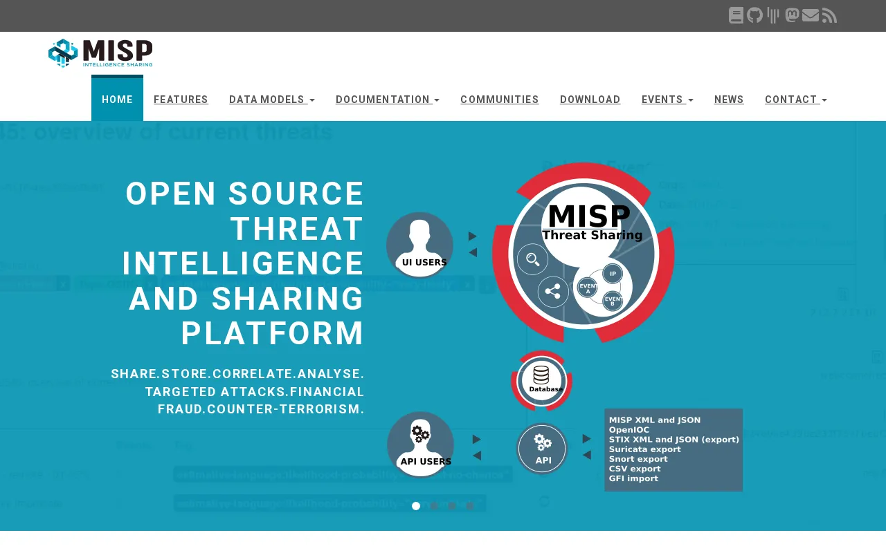Misp Project — preview screenshot