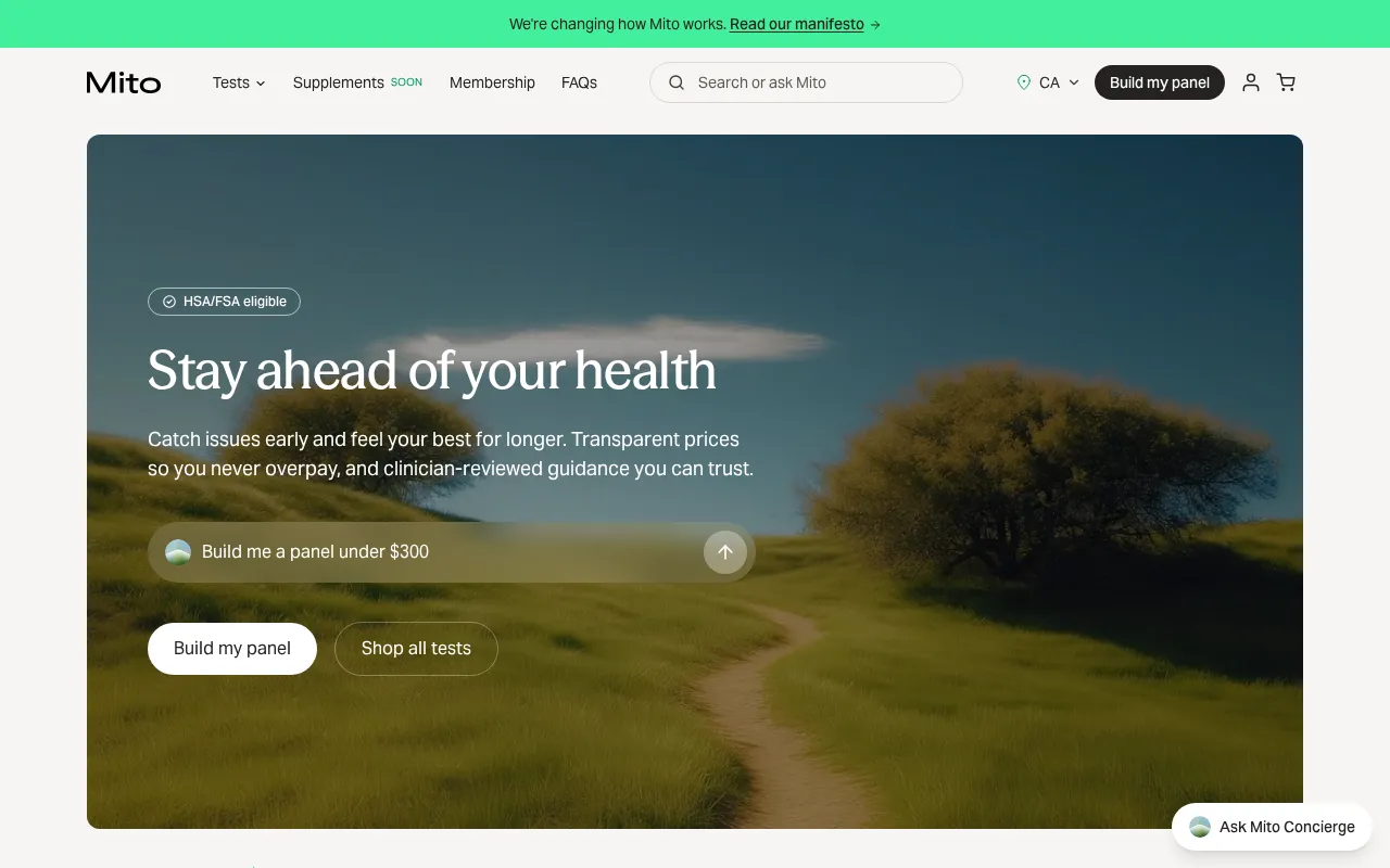 Mito Health — preview screenshot