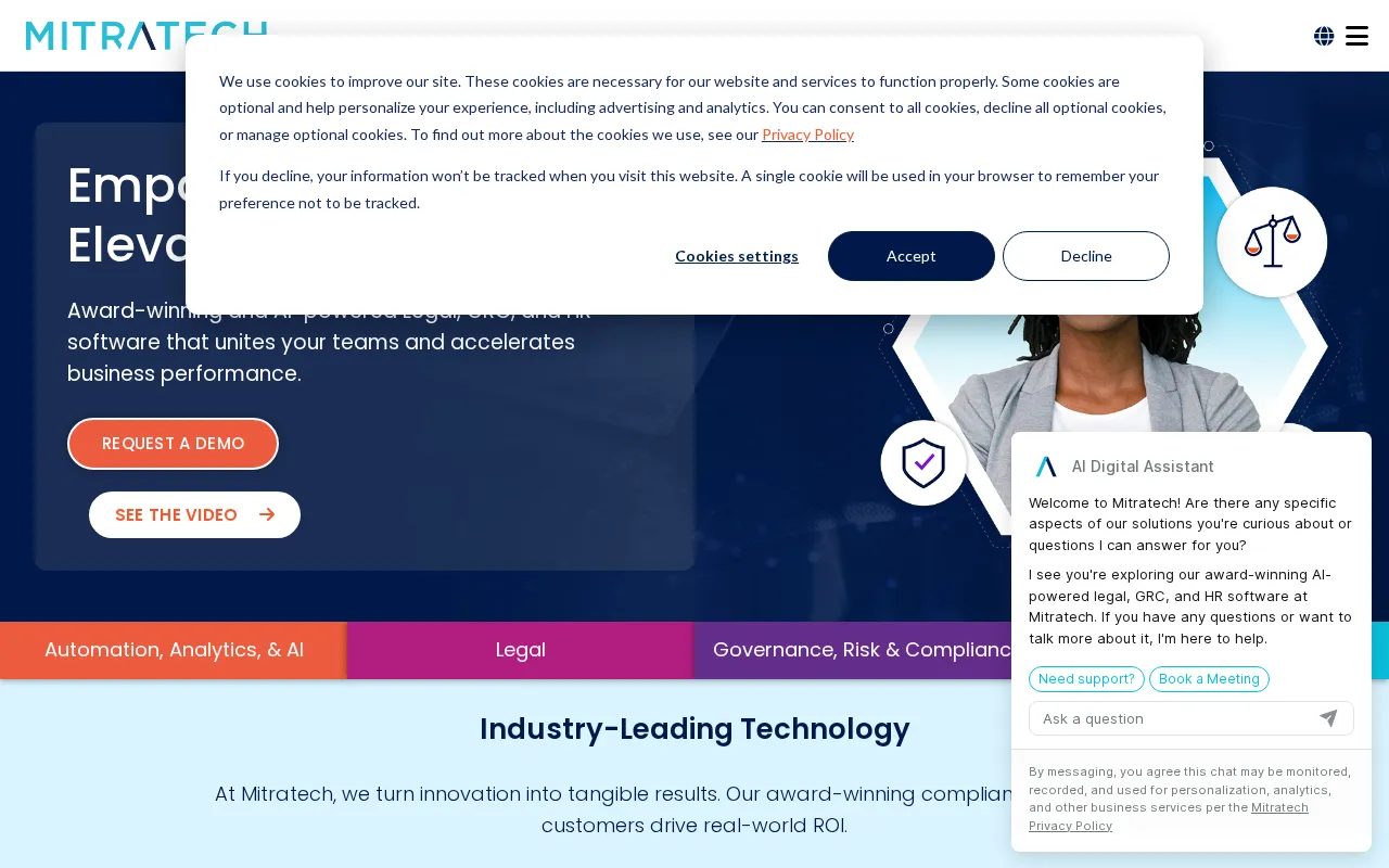 Mitratech Risk Platform — preview screenshot