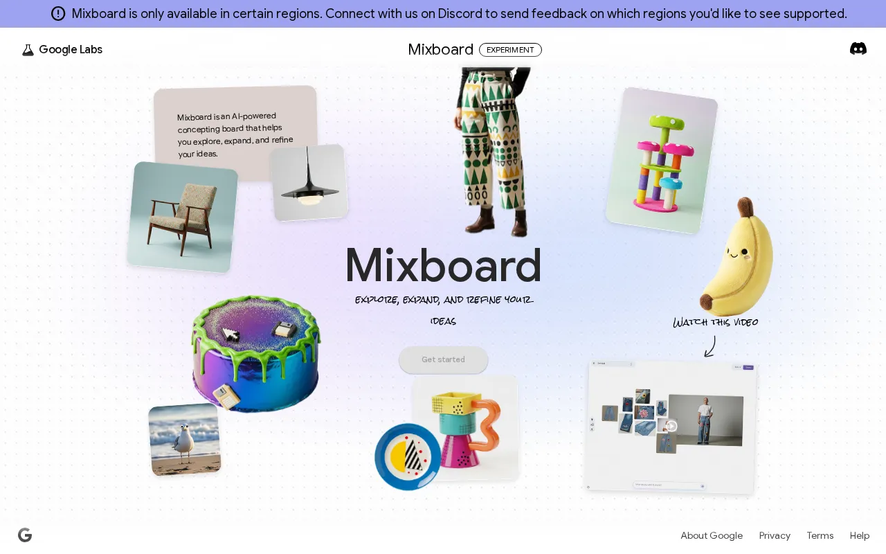 Mixboard — preview screenshot