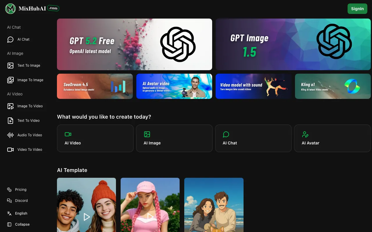 MixHub AI — preview screenshot