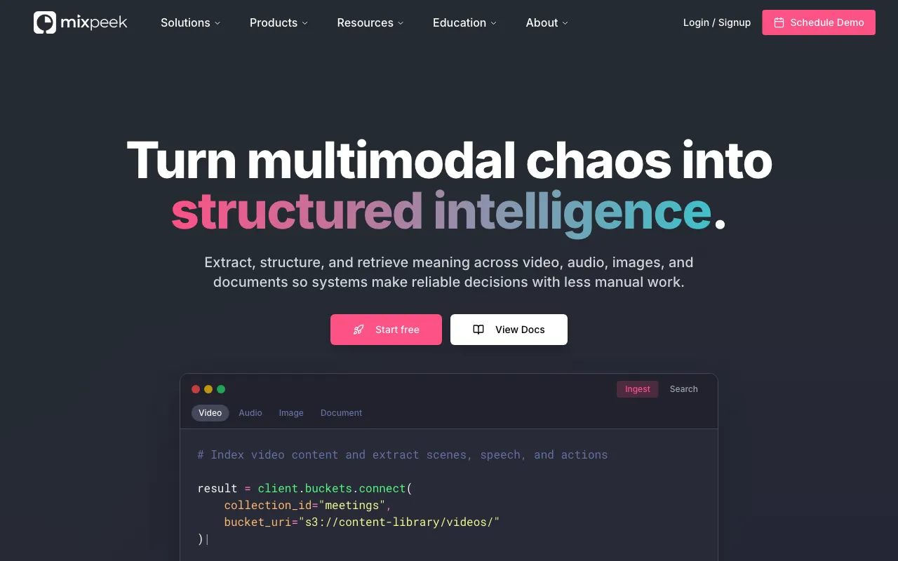 MixPeek — preview screenshot
