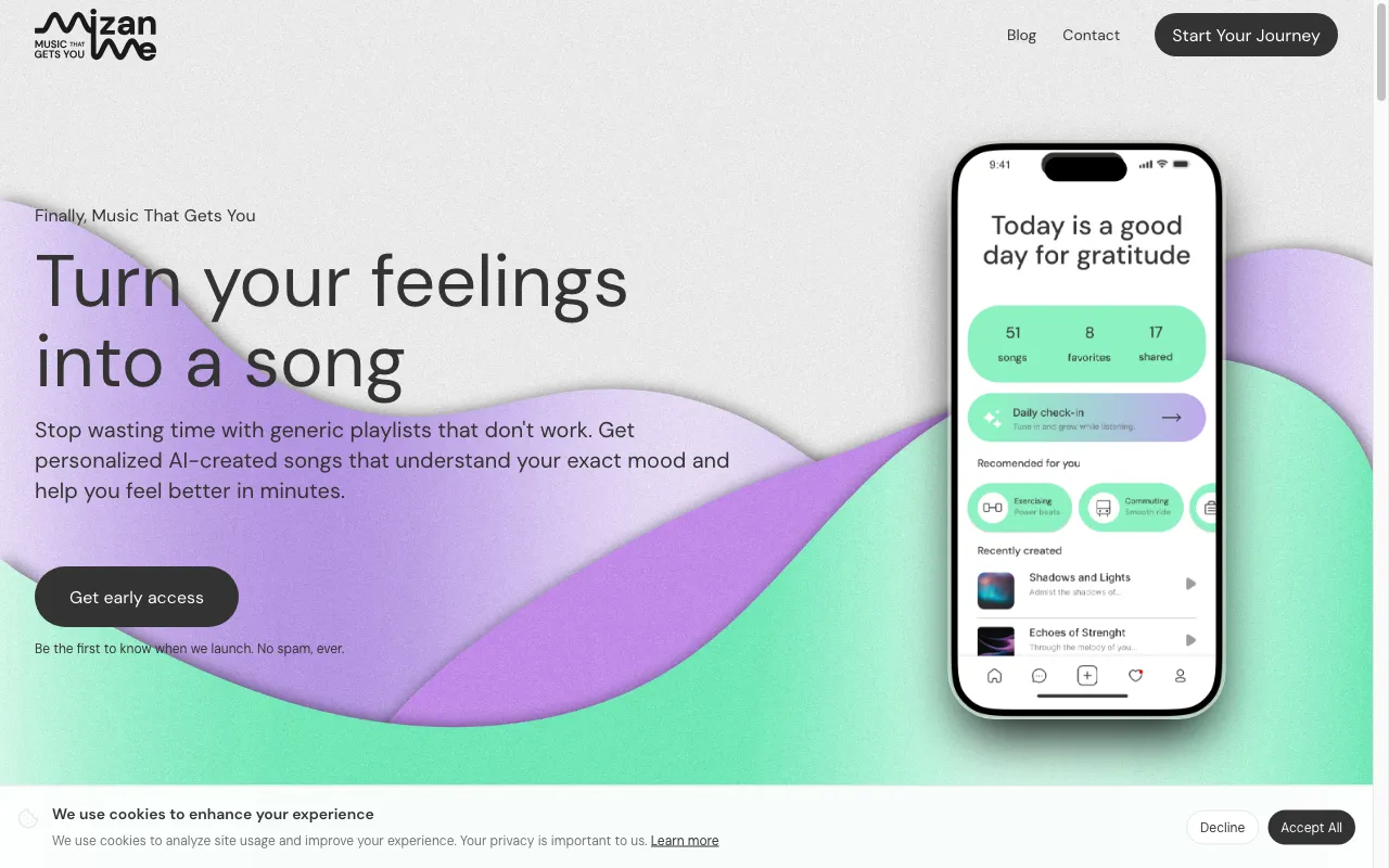 MizanMe — preview screenshot