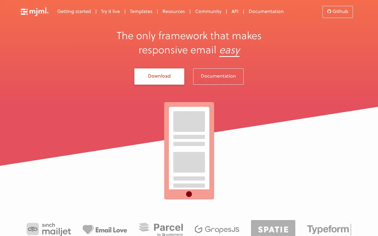 mjml. — preview screenshot