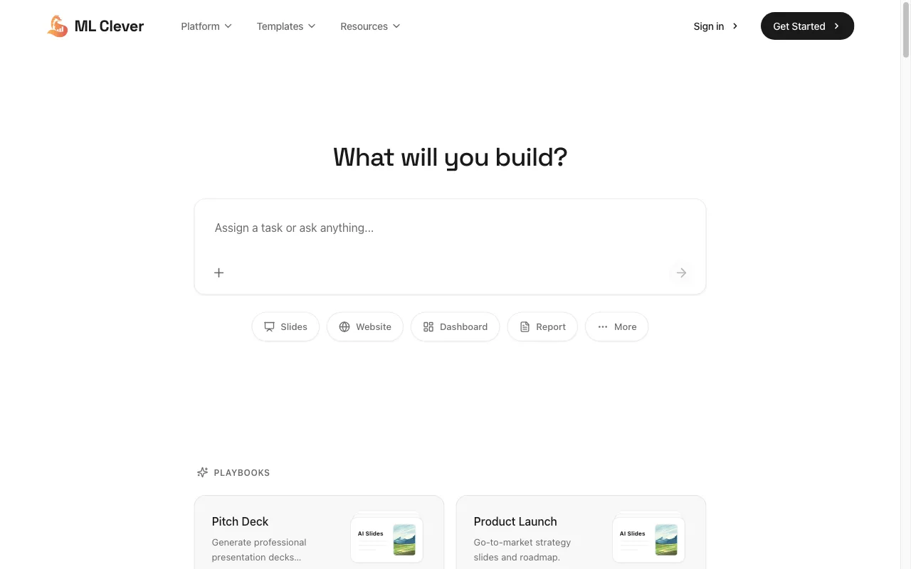 ML Clever — preview screenshot