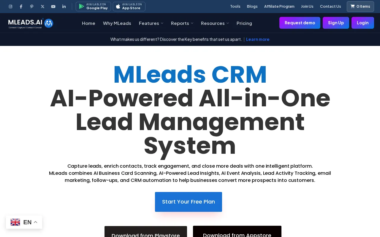 MLeads — preview screenshot