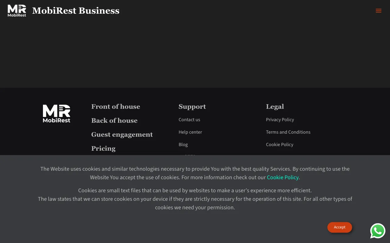 MobiRest POS — preview screenshot
