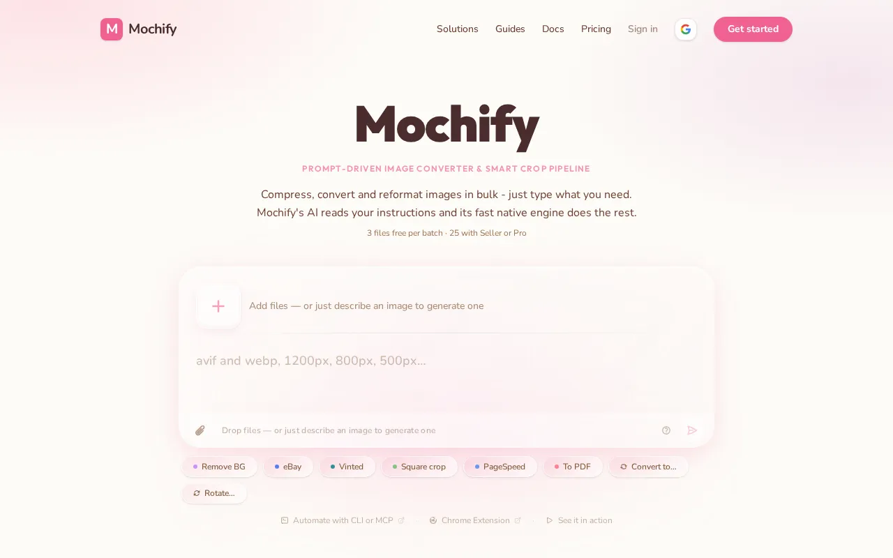 Mochify — preview screenshot