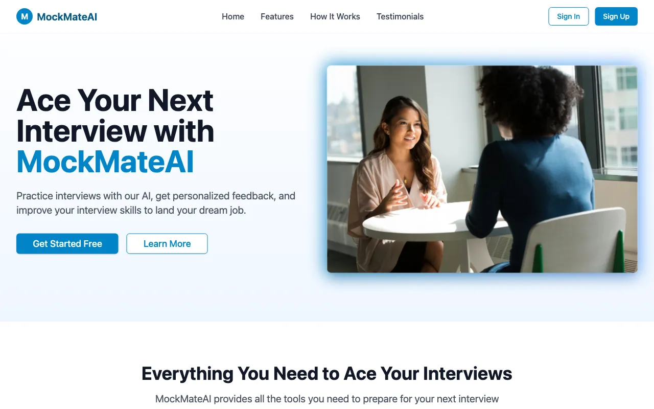 MockmateAi — preview screenshot