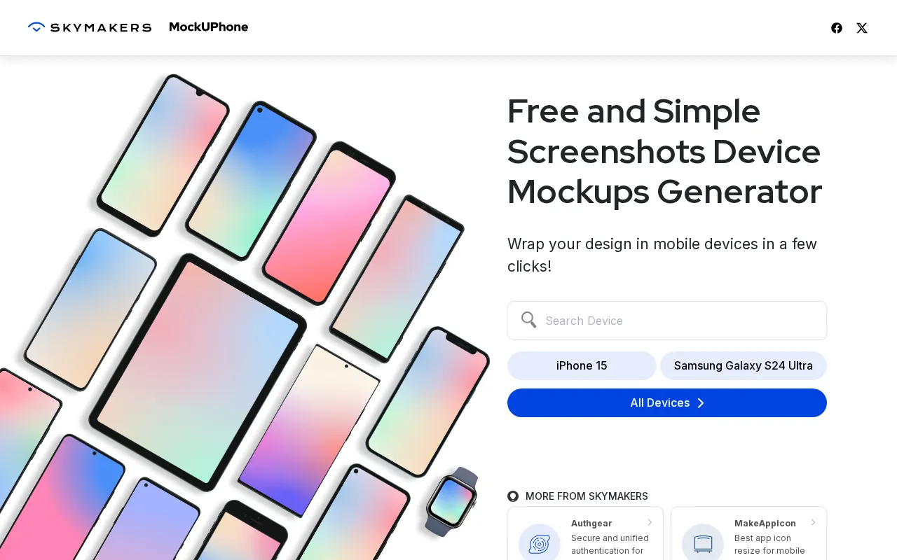 MockuPhone — pricing page