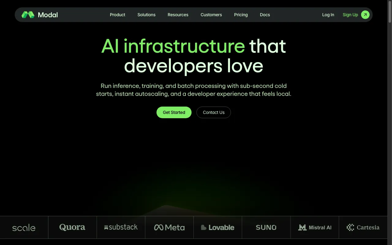 Modal — preview screenshot