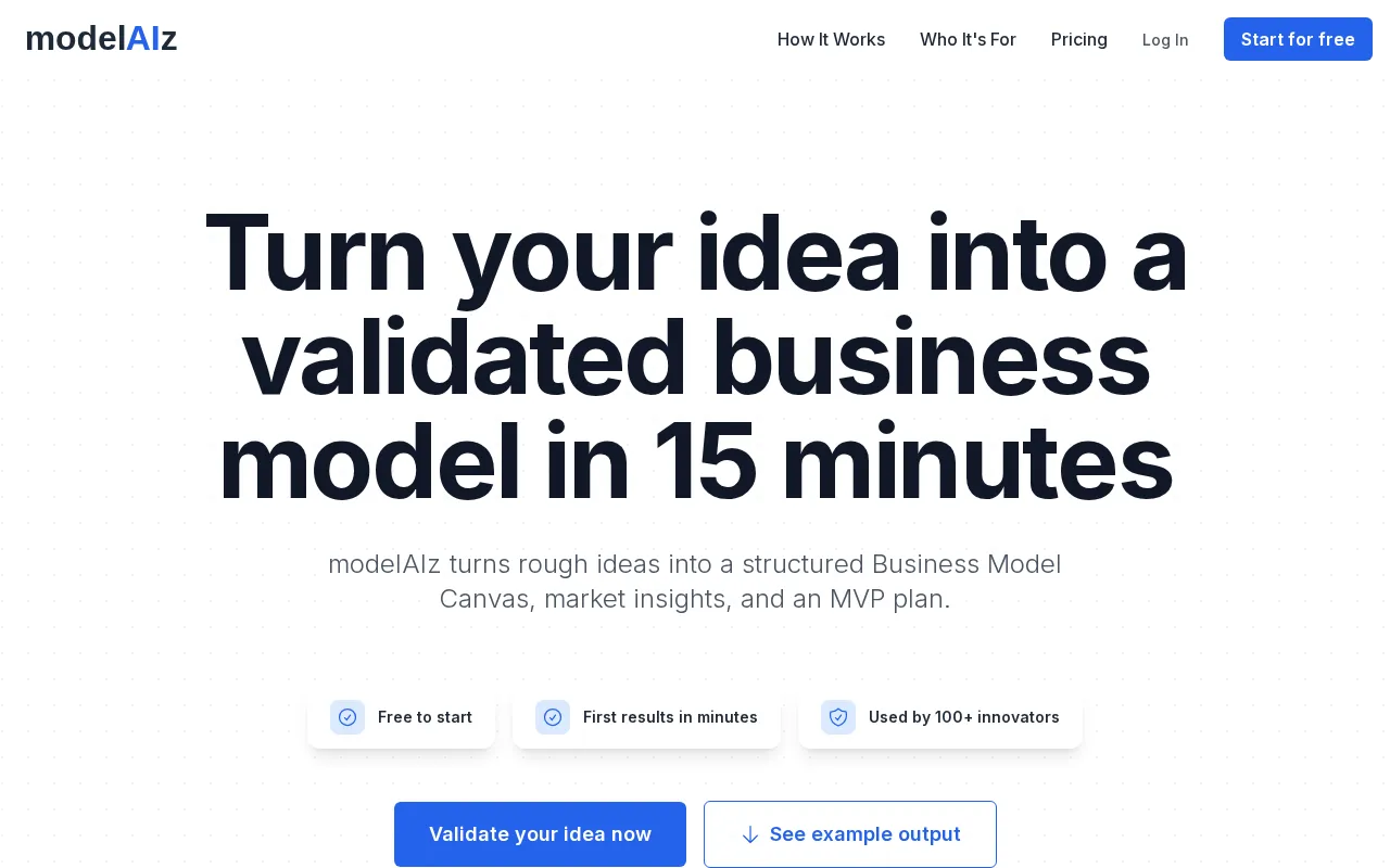modelAIz — preview screenshot