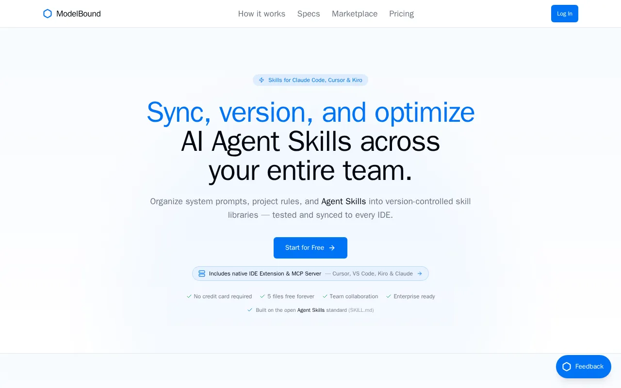 ModelBound — preview screenshot