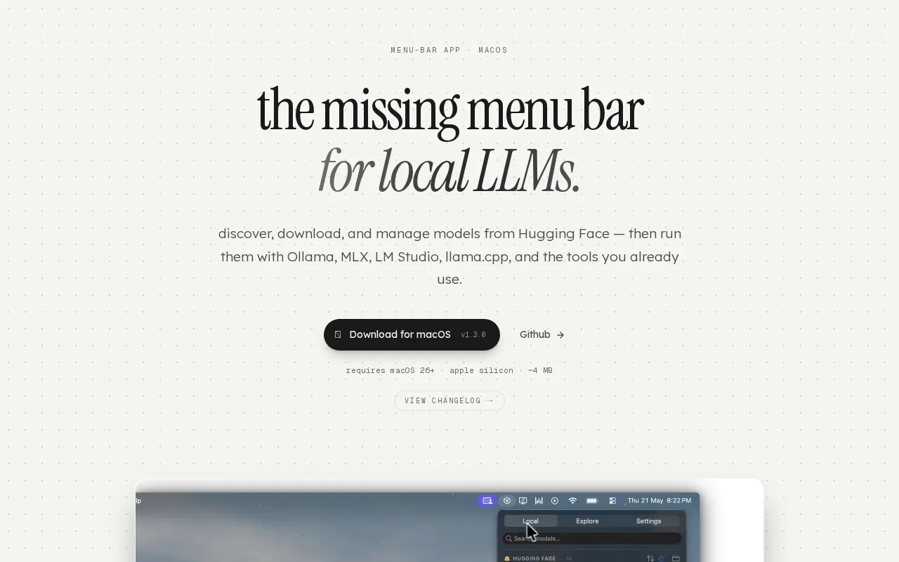 ModelHub — preview screenshot
