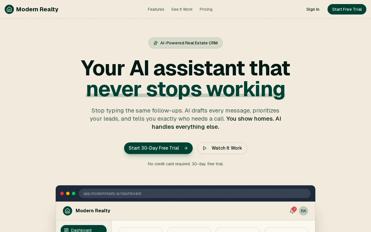 Modern Realty — preview screenshot