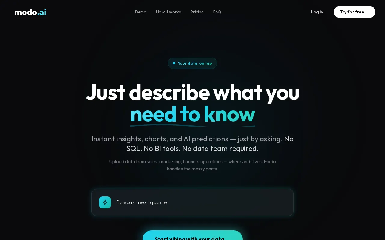 Modo.ai — preview screenshot