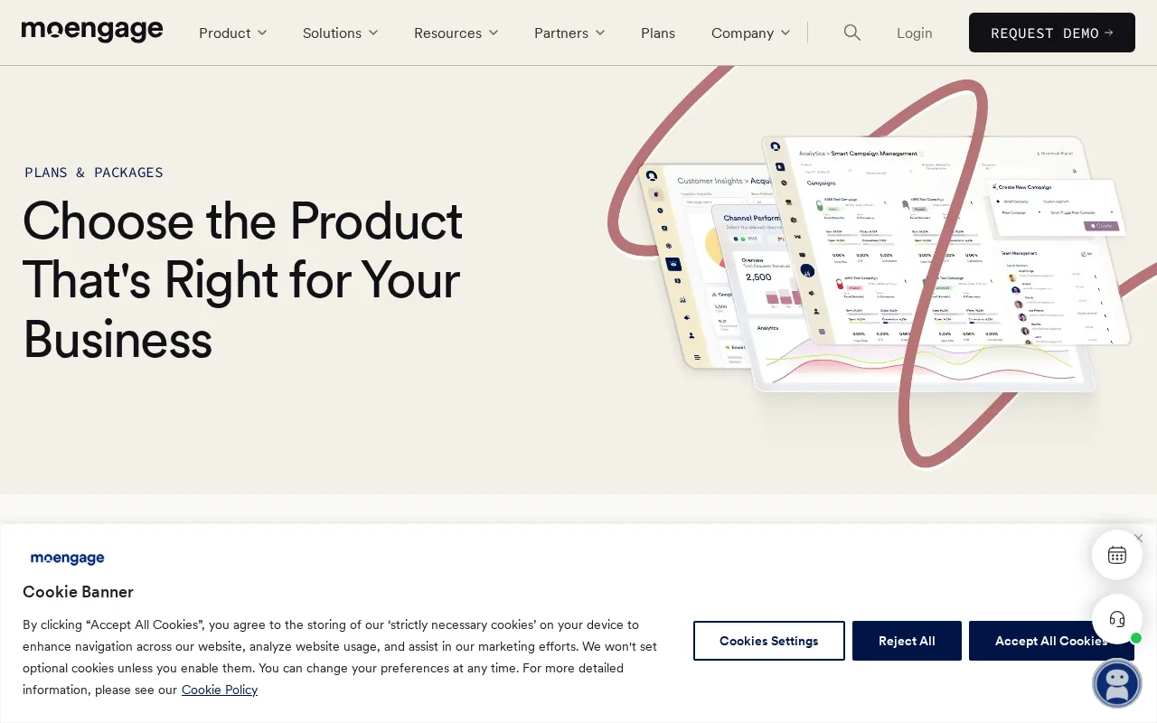 Moengage — pricing page