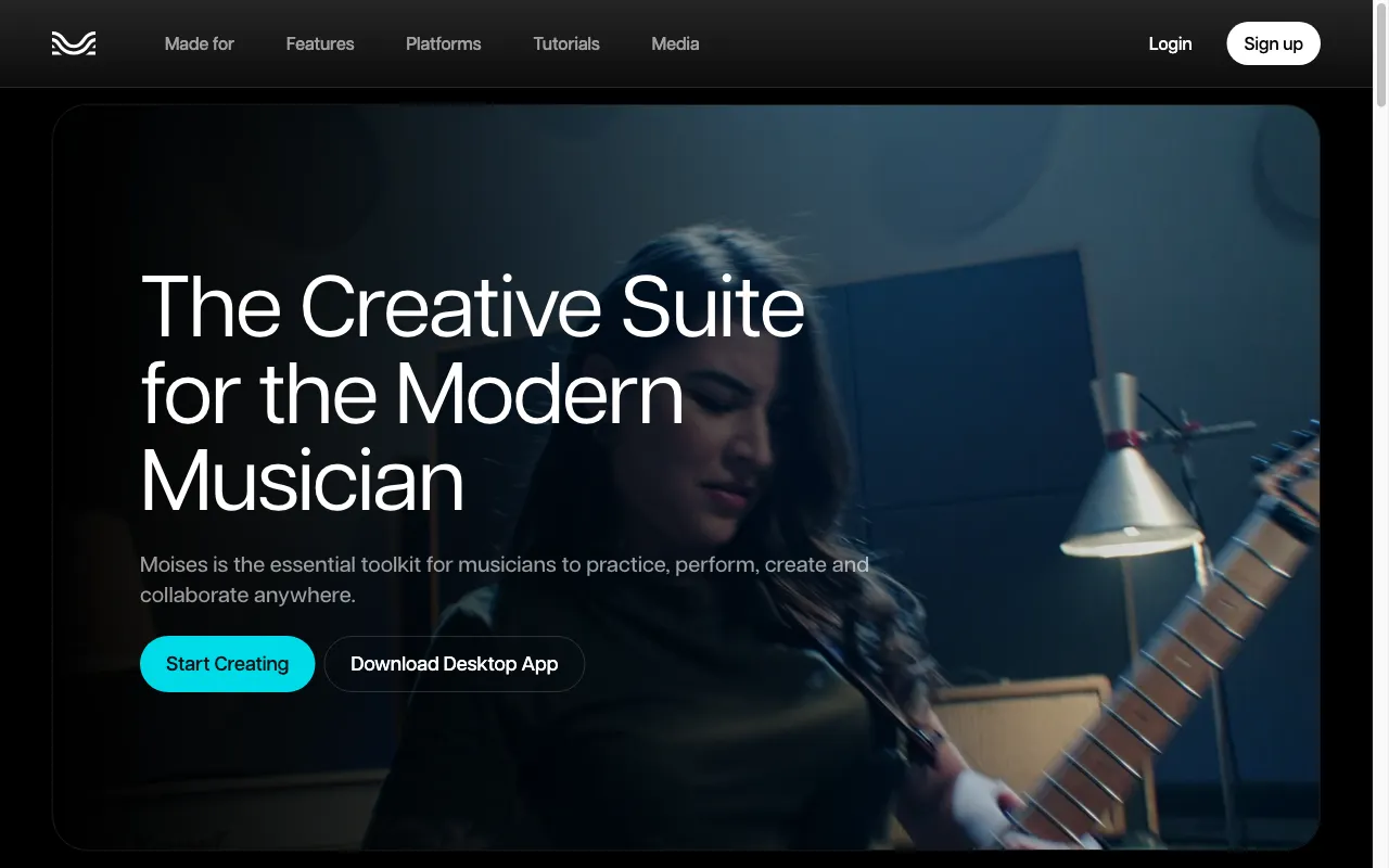 Moises — preview screenshot
