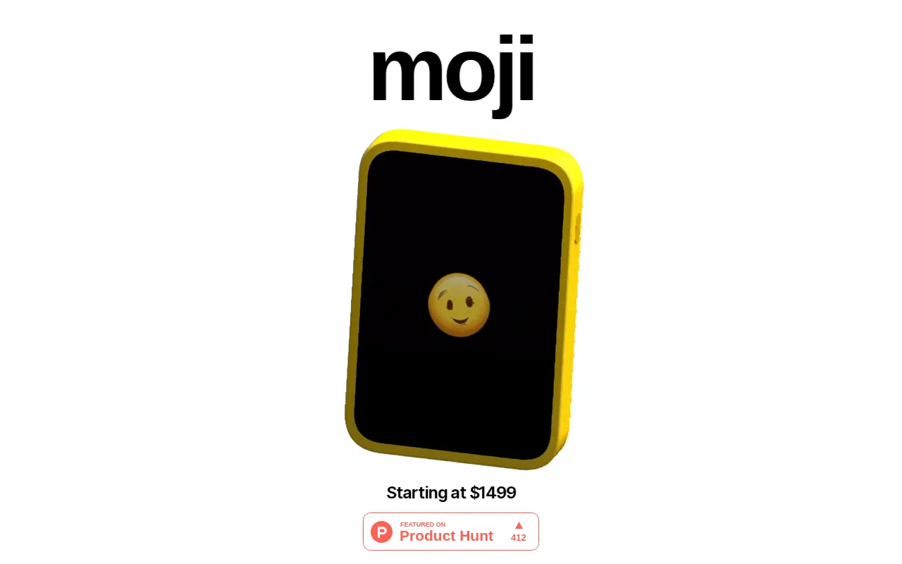 moji AI wearable — preview screenshot