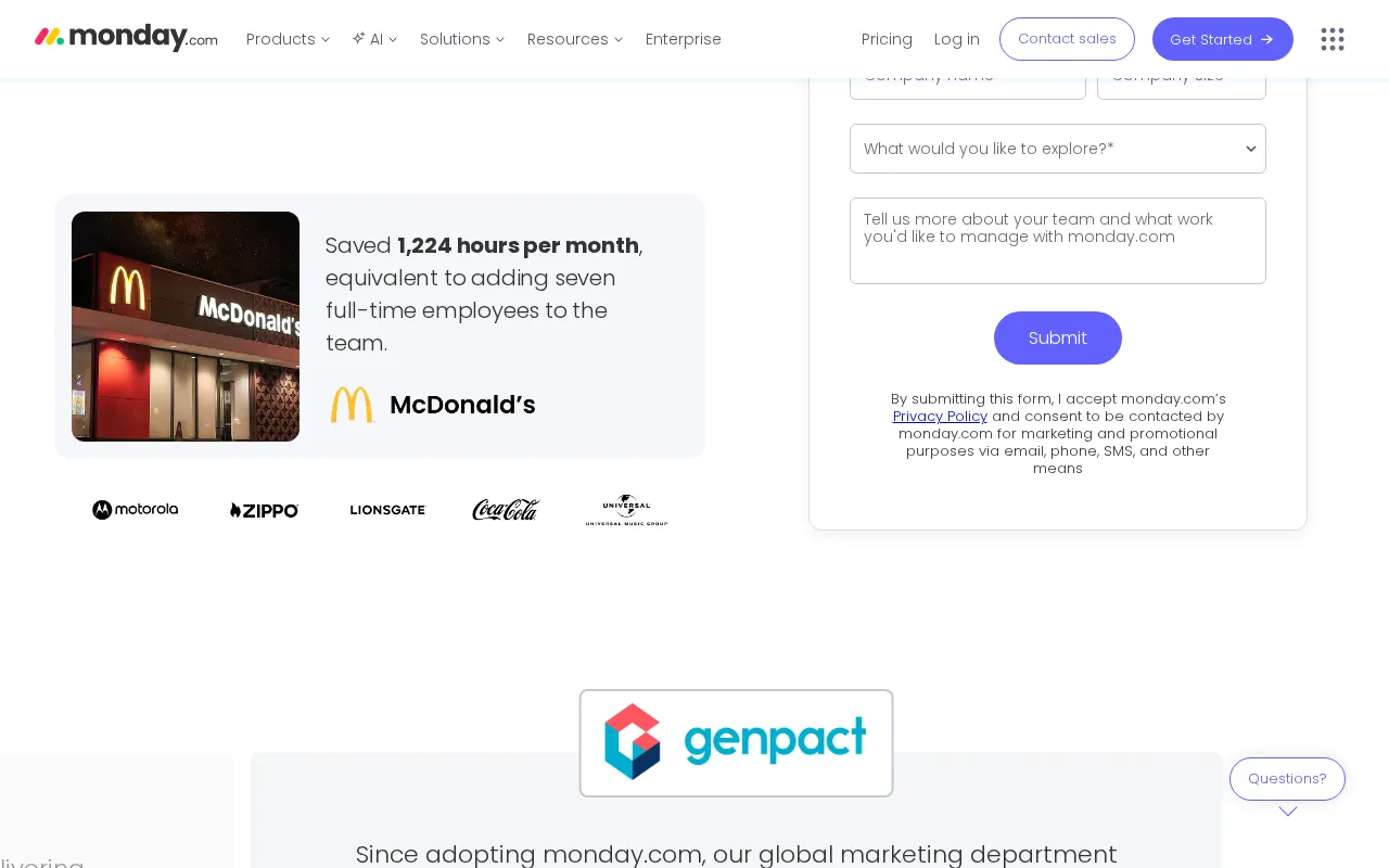 monday.com — pricing page