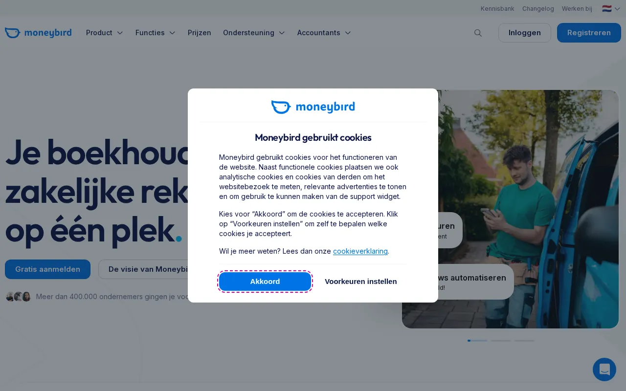 Moneybird — preview screenshot