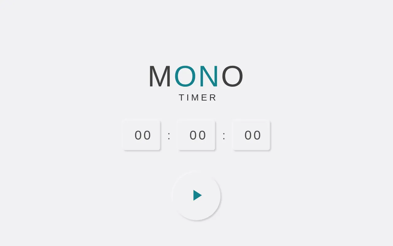 MonoTimer — preview screenshot