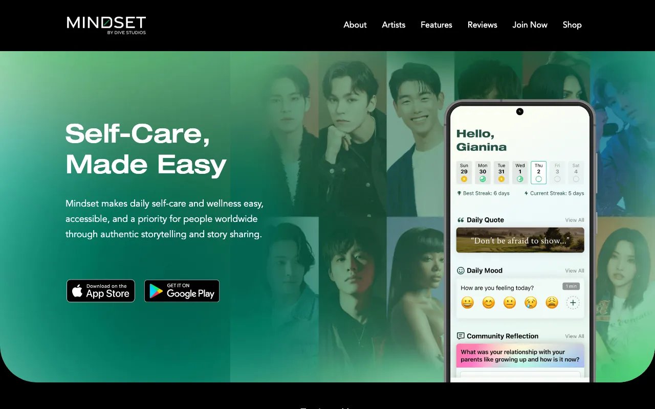 Mood AI by Mindset — preview screenshot