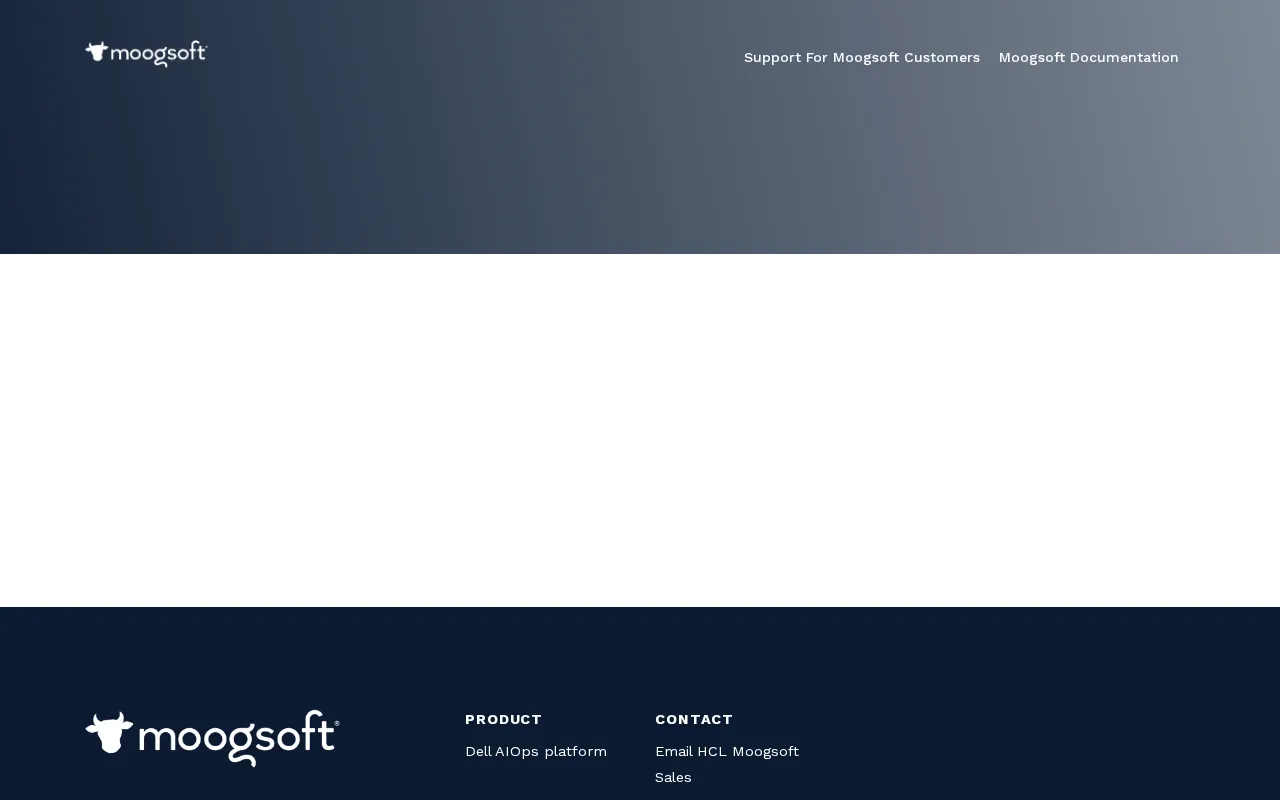 Moogsoft — preview screenshot