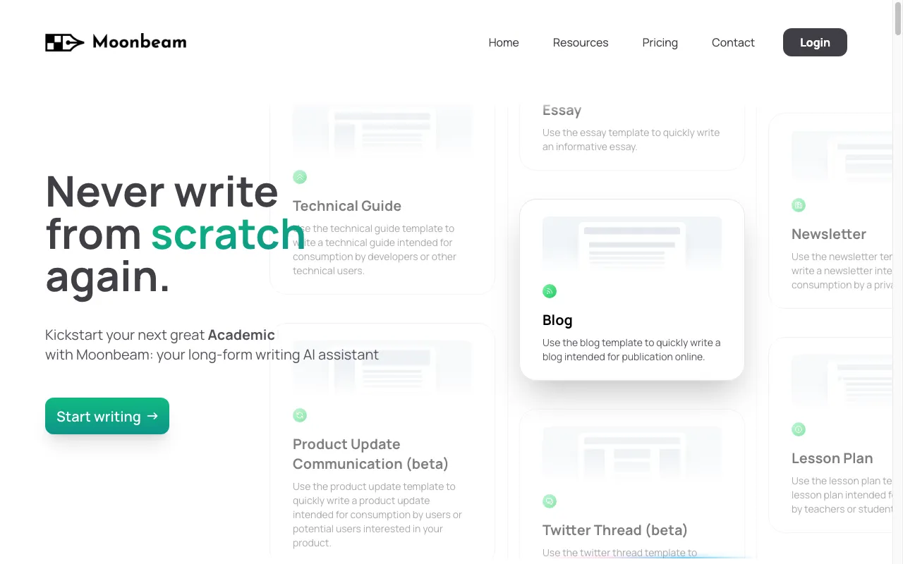 Moonbeam — preview screenshot