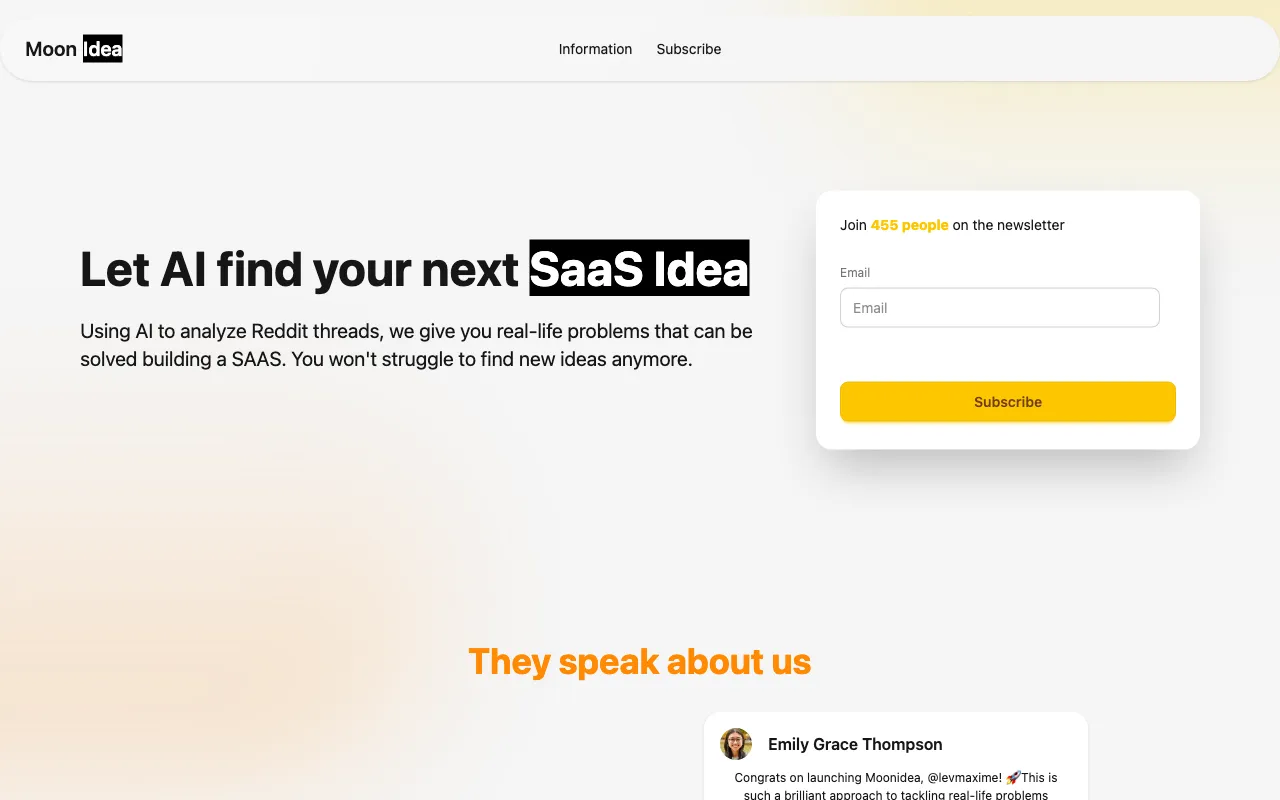 Moonidea — preview screenshot