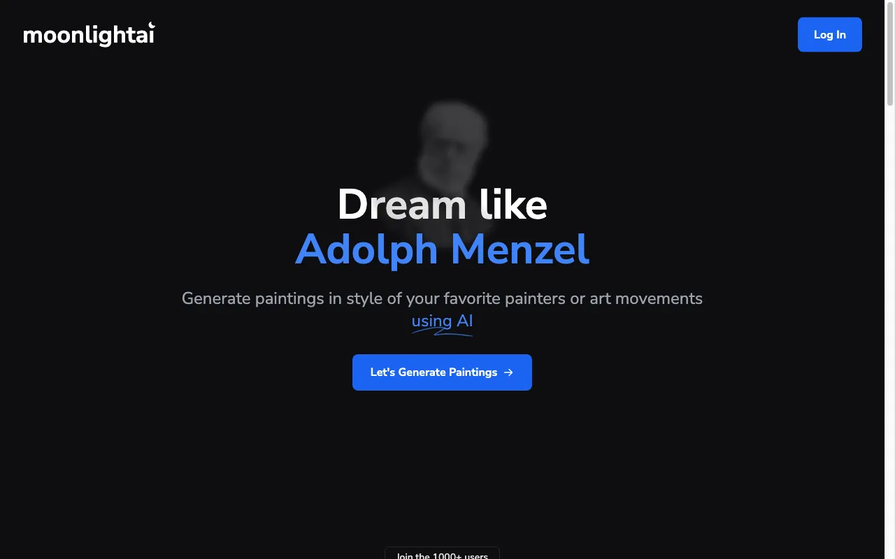 moonlightai.art — preview screenshot