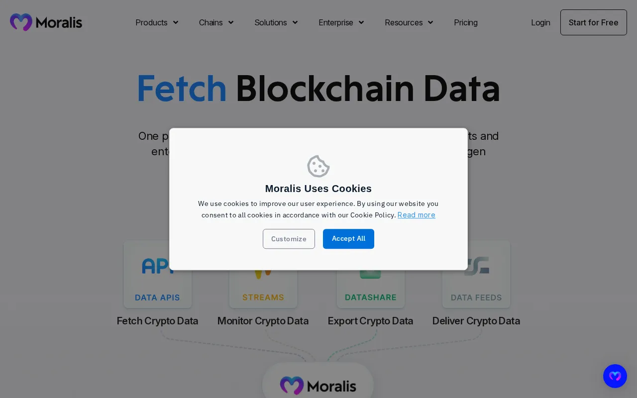 Moralis | Enterprise-Grade Web3 APIs — preview screenshot