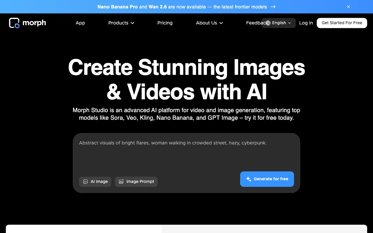 Morph Studio — preview screenshot