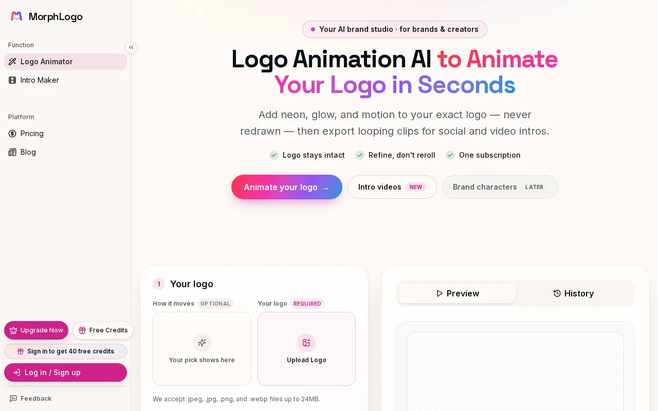 MorphLogo — preview screenshot