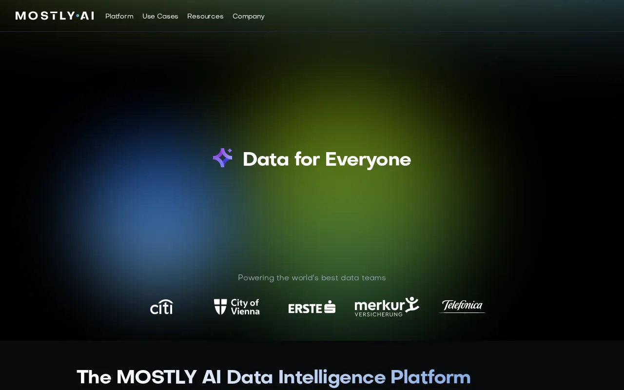 MostlyAI — preview screenshot