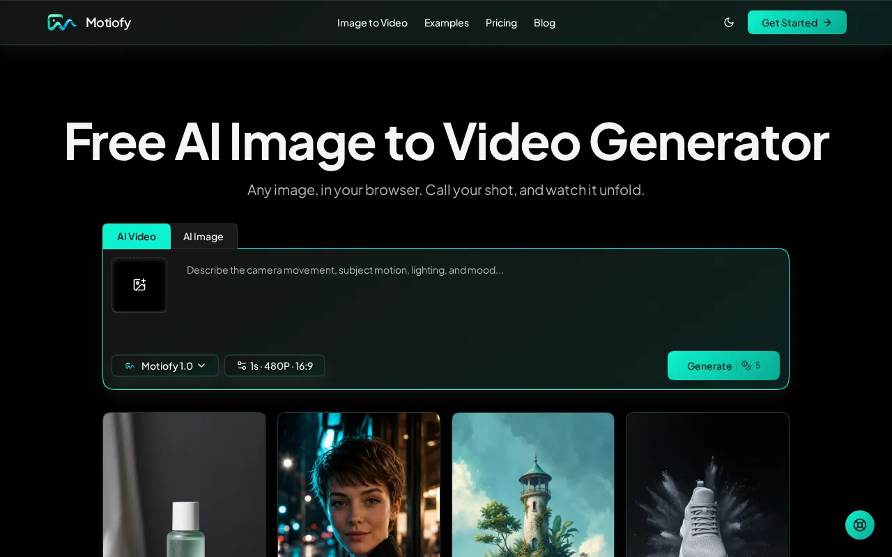 Motiofy — preview screenshot