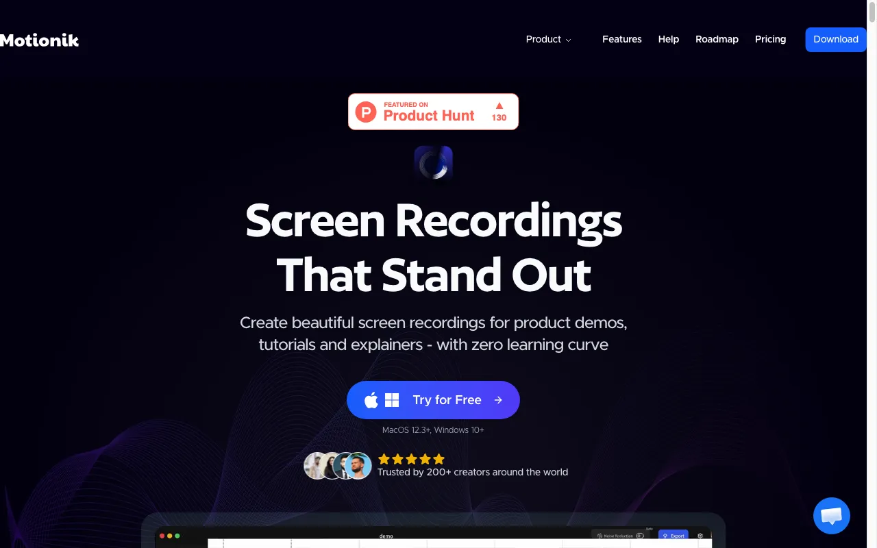 Motionik — preview screenshot